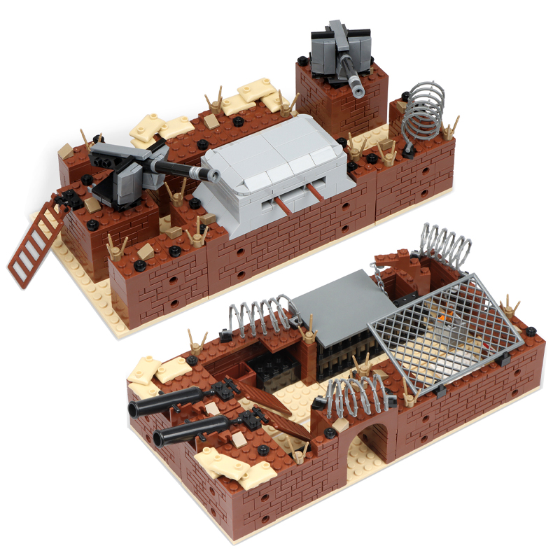 Model Kit Weapons - Hot WW2 Militare Trench Bunker Difesa