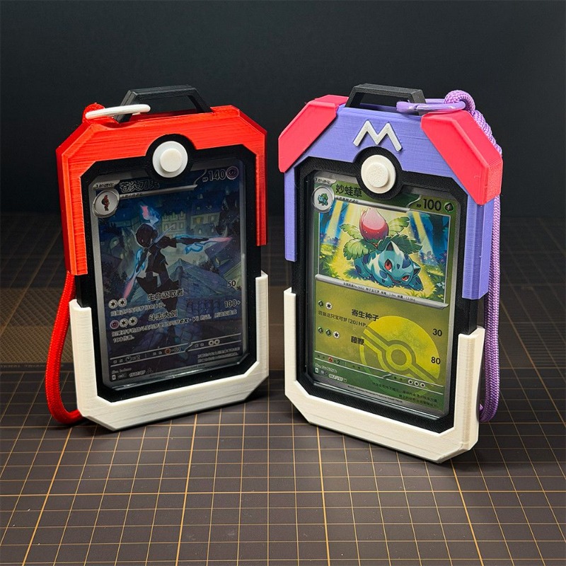 Model Kit Pokemon - Porta Carte Verticale Poke Ball, Custodia