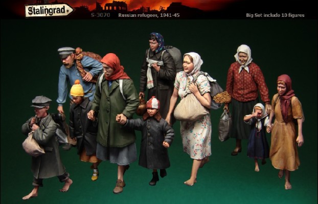 Model Kit Cangdao - Kit Modello in Resina 1/35 Civili