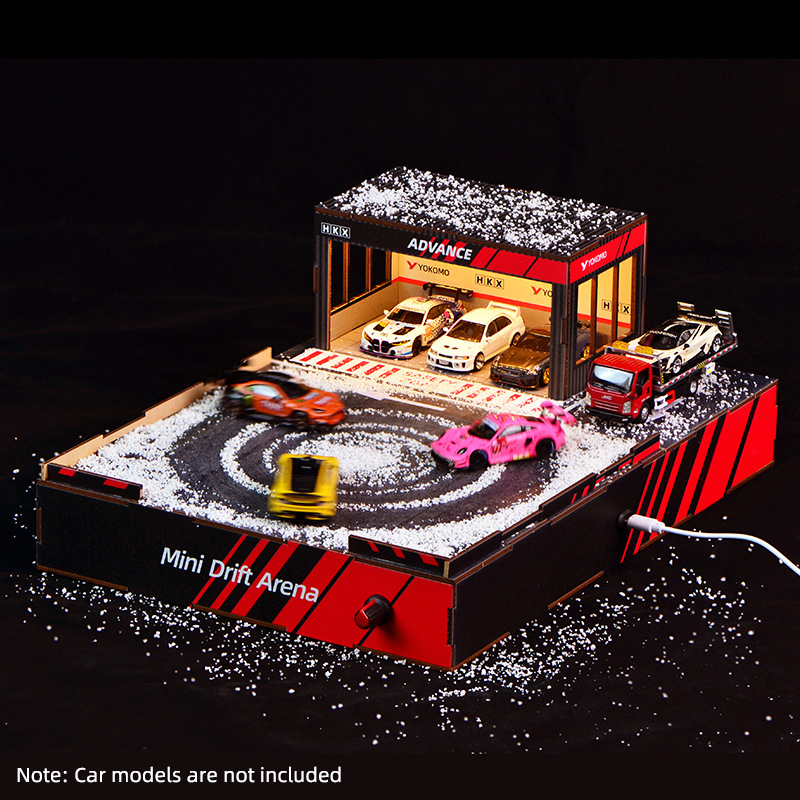 Model Kit Diorama - Diorama Fai-da-te Scala 1:64 con Pista