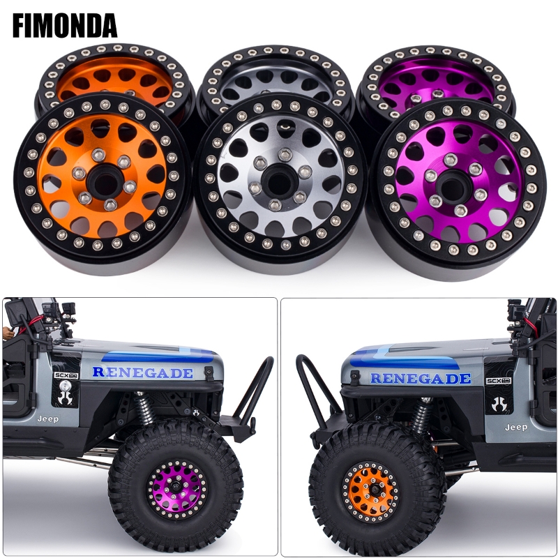 Model Kit Tamiya - Ruote Beadlock in alluminio da 1,9