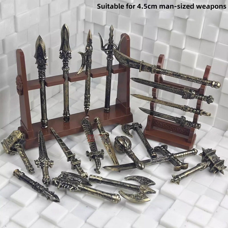 Model Kit Weapons - MOC Medievale Building Blocks Figure Cavalieri