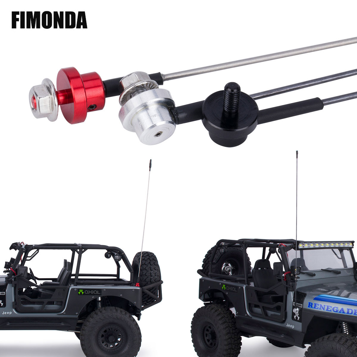 Model Kit Tamiya - Antenna di simulazione regolabile in metallo