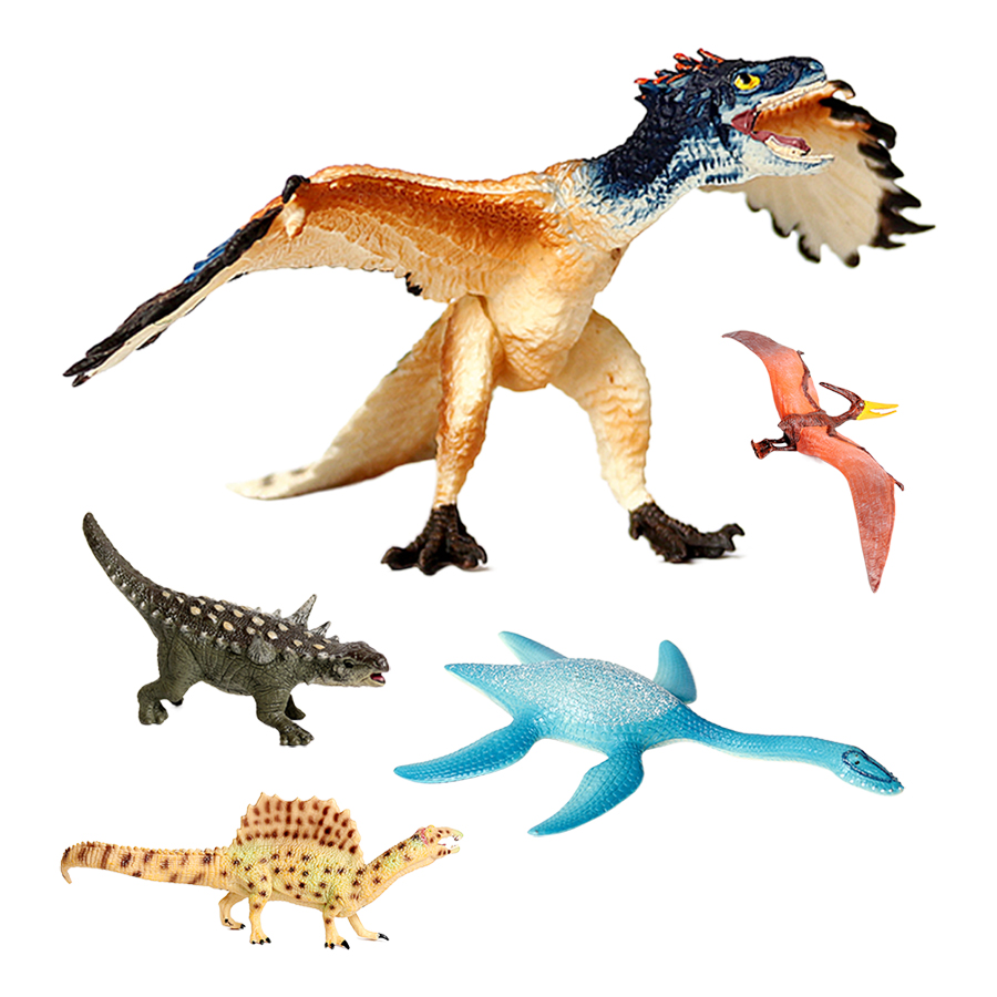 Model Kit Jurassic Park - Archaeopteryx Carnosaurus Spinosaurus Pterosauro T rex