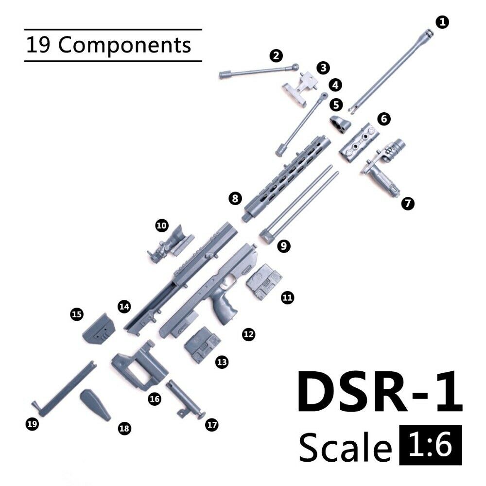 Modello di Fucile DSR1 in Scal - Model Kit Weapons recensione e prezzo