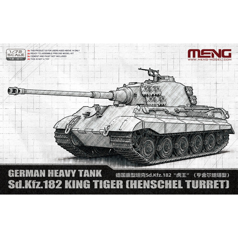 MENG 72-011 1/72 Carro Armato  - Model Kit Tamiya recensione e prezzo