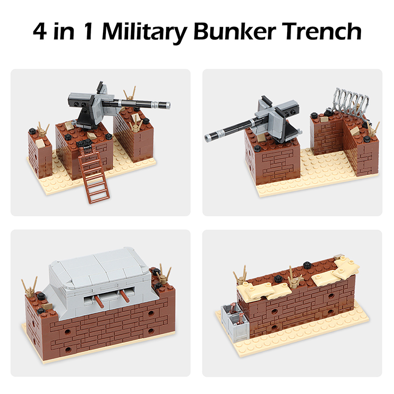 Hot WW2 Militare Trench Bunker - Model Kit Weapons recensione e prezzo