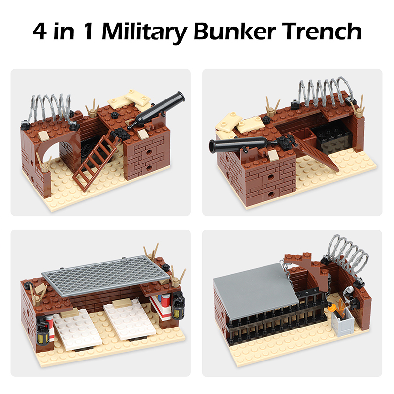 Hot WW2 Militare Trench Bunker - Model Kit Weapons recensione e prezzo
