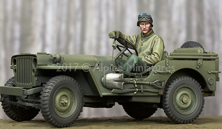 Kit resina 1:35 US Jeep Driver - Model Kit Cangdao recensione e prezzo