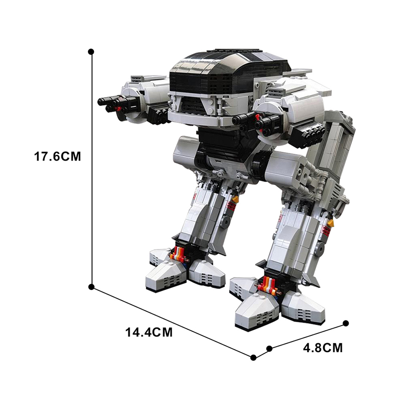 Gobricks UCS Scala ED-209 Robo - Model Kit Robocop recensione e prezzo
