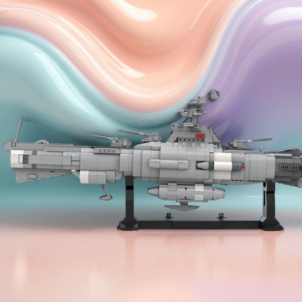 1347 pz MOC Nave da Guerra Spa - Model Kit Yamato Space recensione e prezzo