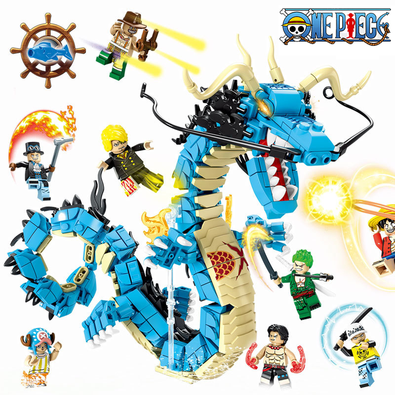 One Piece Building Blocks Scat - Model Kit Dragon recensione e prezzo